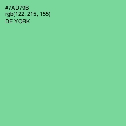 #7AD79B - De York Color Image